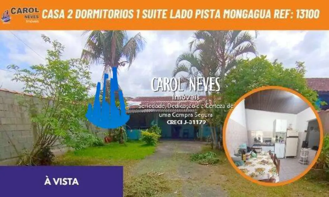 Foto 1 de Casa com 2 quartos à venda, 270m2 em Mongagua - SP