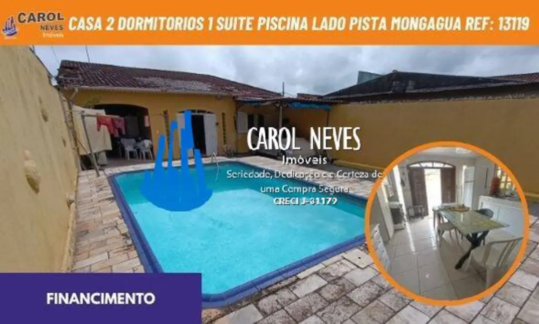 Foto 1 de Casa com 2 quartos à venda, 100m2 em Mongagua - SP
