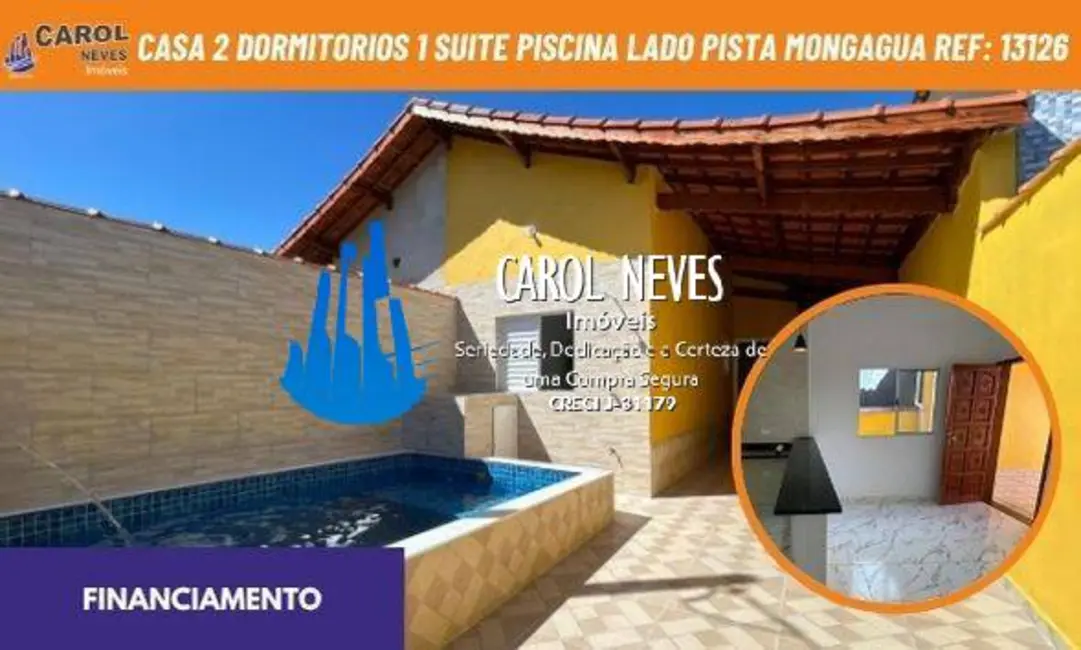 Casa com 2 quartos à venda, 115m2 em Agenor de Campos, Mongagua - SP - imagem 1 Foto 1 de Casa com 2 quartos à venda, 115m2 em Agenor de Campos, Mongagua - SP