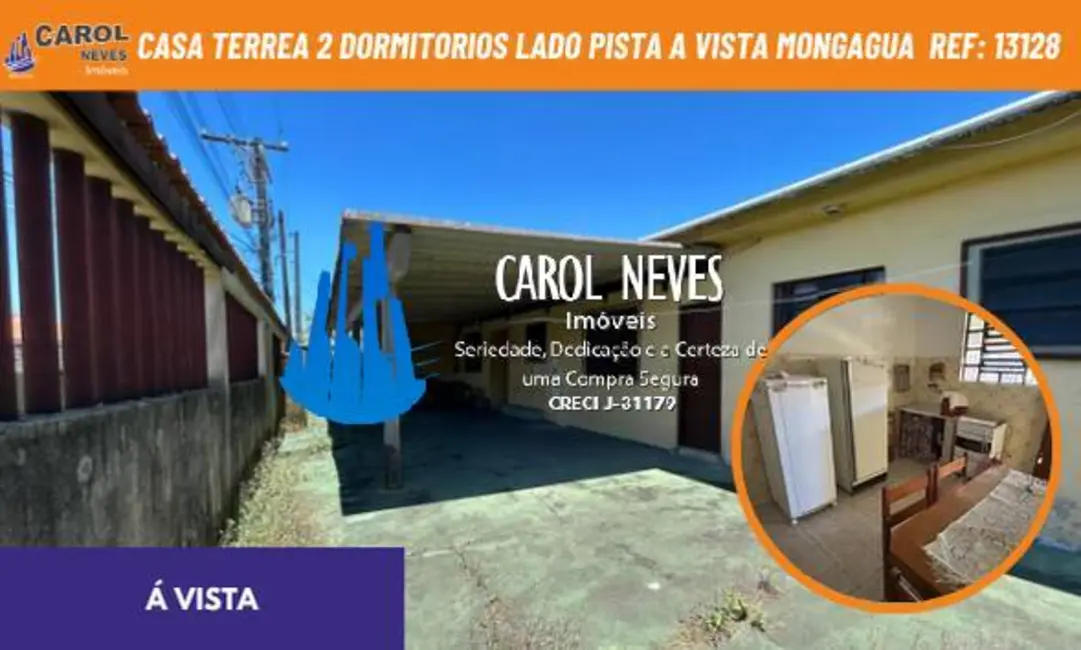 Foto 1 de Casa com 2 quartos à venda, 75m2 em Mongagua - SP