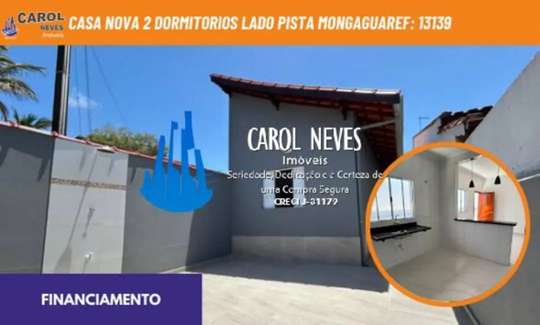 Foto 1 de Casa com 2 quartos à venda, 65m2 em Mongagua - SP
