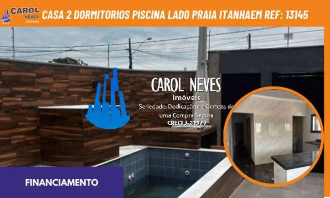 Foto 1 de Casa com 2 quartos à venda, 78m2 em Itanhaem - SP