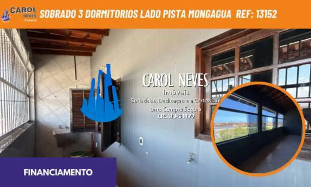 Sobrado com 3 quartos à venda, 150m2 em Agenor de Campos, Mongagua - SP - imagem 1 Foto 1 de Sobrado com 3 quartos à venda, 150m2 em Agenor de Campos, Mongagua - SP