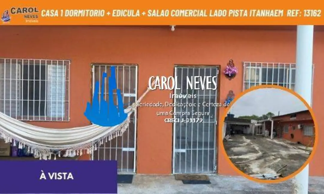 Casa com 1 quarto à venda, 350m2 em Itanhaem - SP - imagem 1 Foto 1 de Casa com 1 quarto à venda, 350m2 em Itanhaem - SP