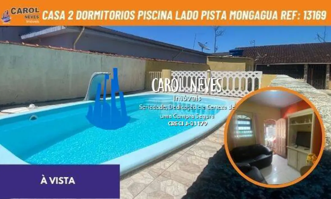 Foto 1 de Casa com 2 quartos à venda, 45m2 em Mongagua - SP
