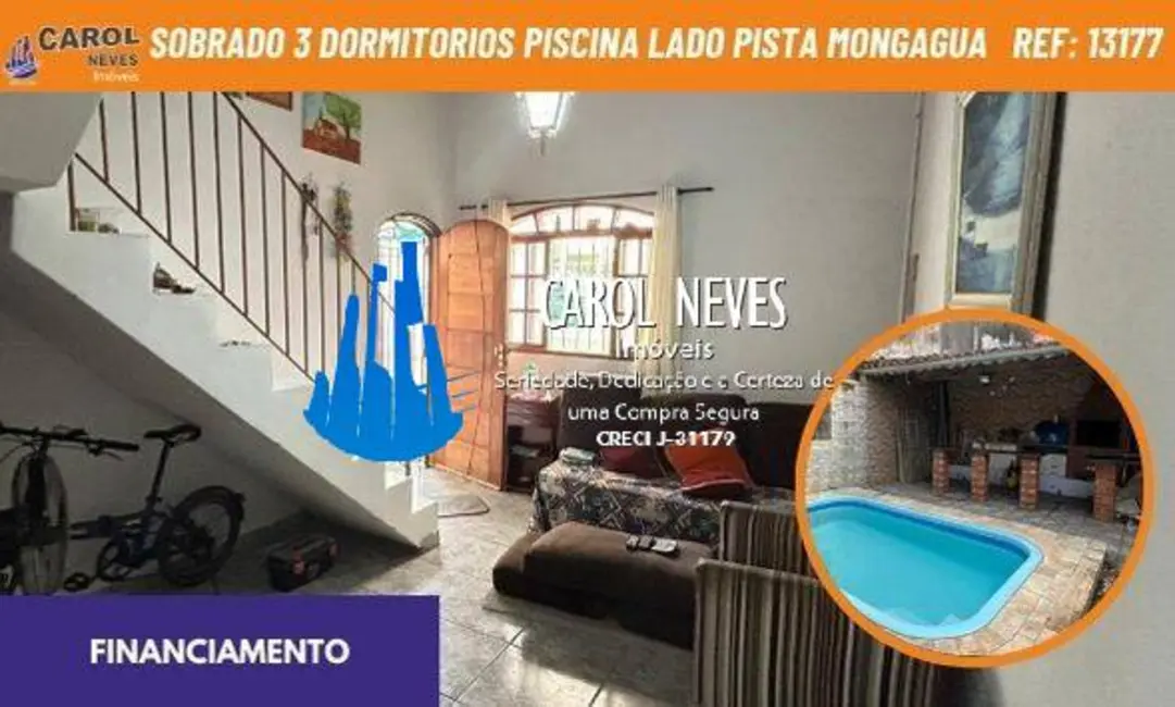 Foto 1 de Casa com 3 quartos à venda, 74m2 em Mongagua - SP