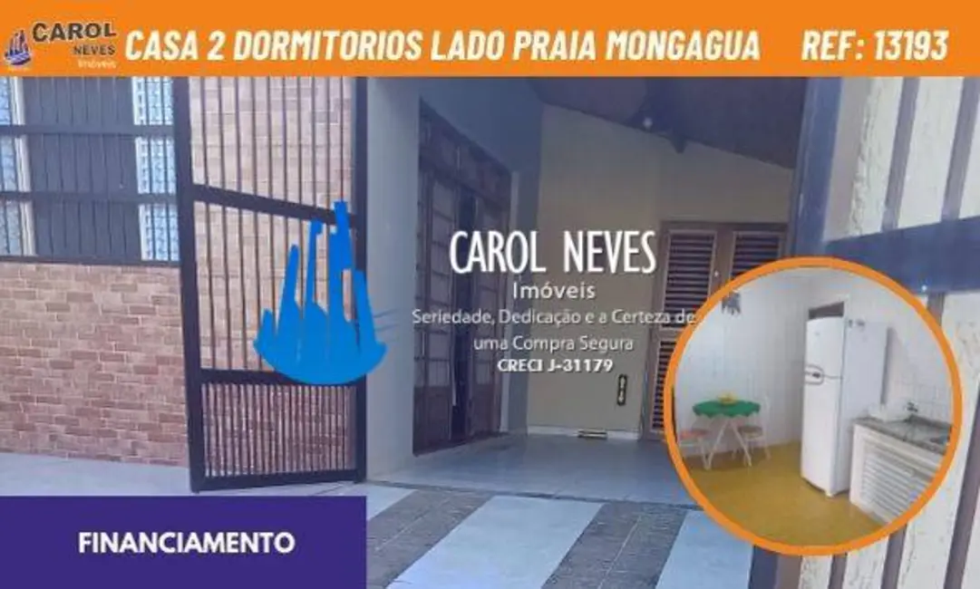 Foto 1 de Casa com 2 quartos à venda, 92m2 em Centro, Mongagua - SP