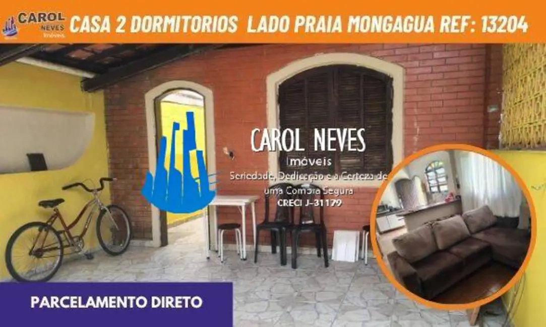 Foto 1 de Casa com 2 quartos à venda, 65m2 em Mongagua - SP