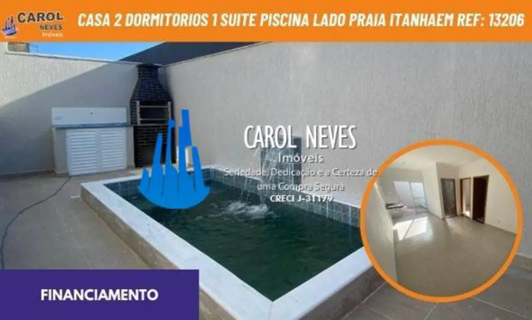 Foto 1 de Casa com 2 quartos à venda, 63m2 em Itanhaem - SP