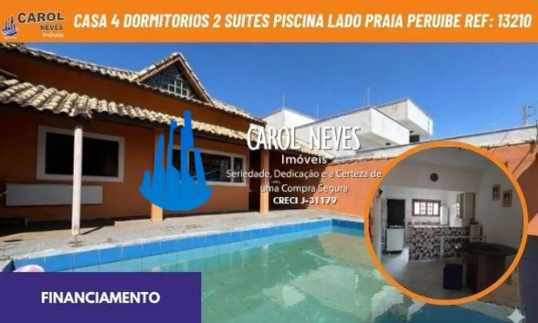 Foto 1 de Casa com 4 quartos à venda, 180m2 em Peruibe - SP