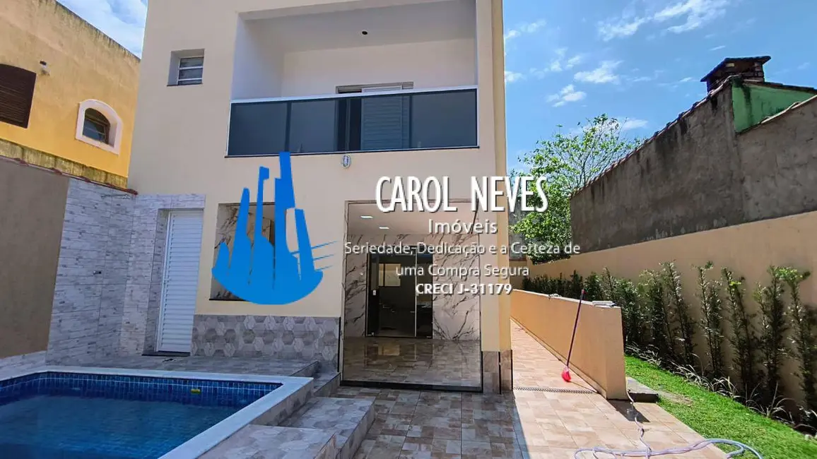 Foto 2 de Sobrado com 3 quartos à venda, 124m2 em Itanhaem - SP