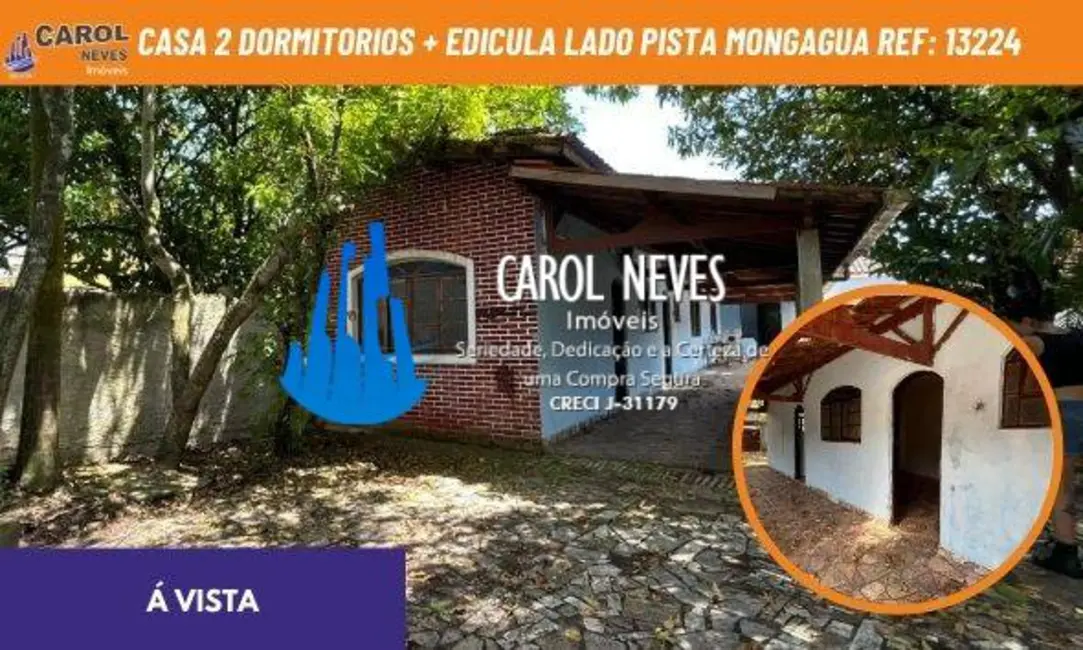 Foto 1 de Casa com 2 quartos à venda, 360m2 em Mongagua - SP