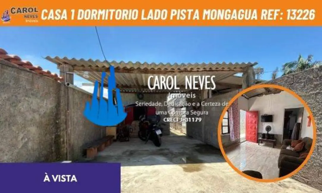 Foto 1 de Casa com 1 quarto à venda, 62m2 em Mongagua - SP