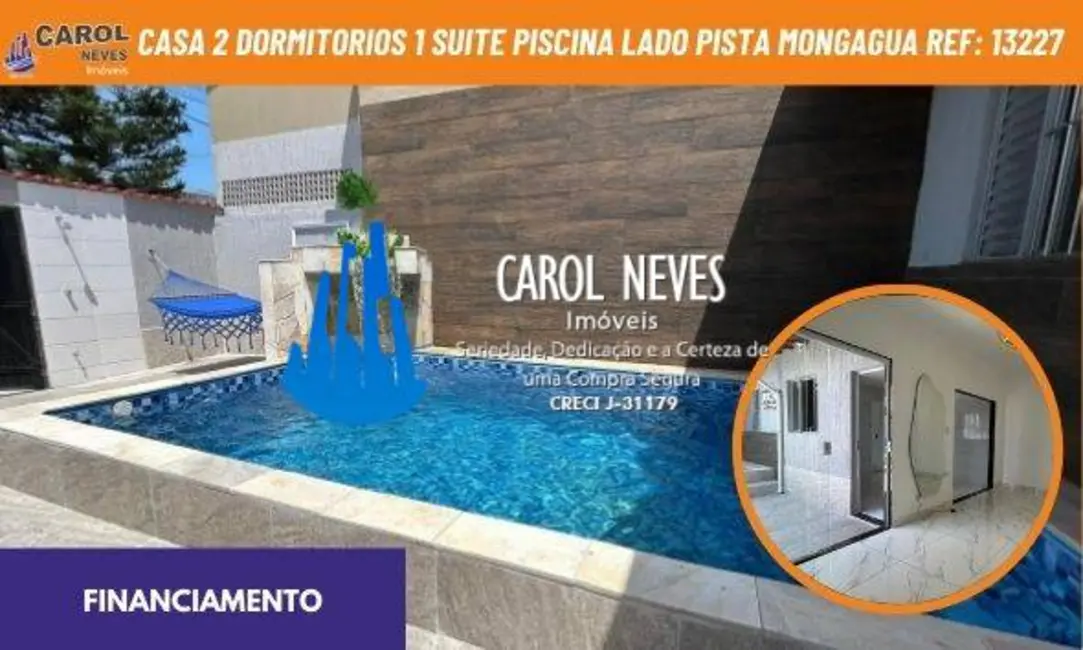 Foto 1 de Casa com 2 quartos à venda, 60m2 em Mongagua - SP