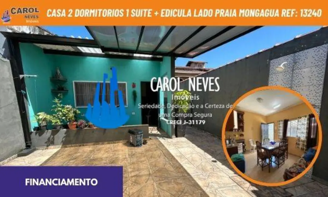 Foto 1 de Casa com 2 quartos à venda, 101m2 em Mongagua - SP