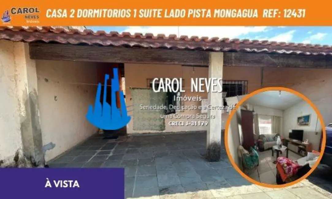 Foto 1 de Casa com 2 quartos à venda em Mongagua - SP