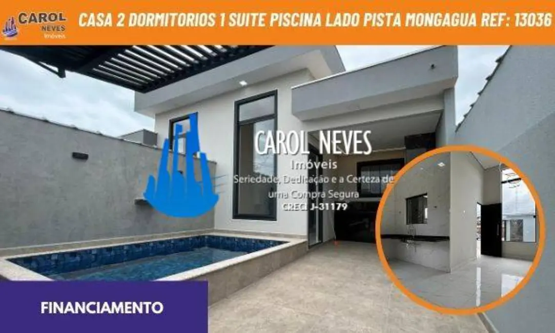 Foto 1 de Casa com 2 quartos à venda, 68m2 em Mongagua - SP