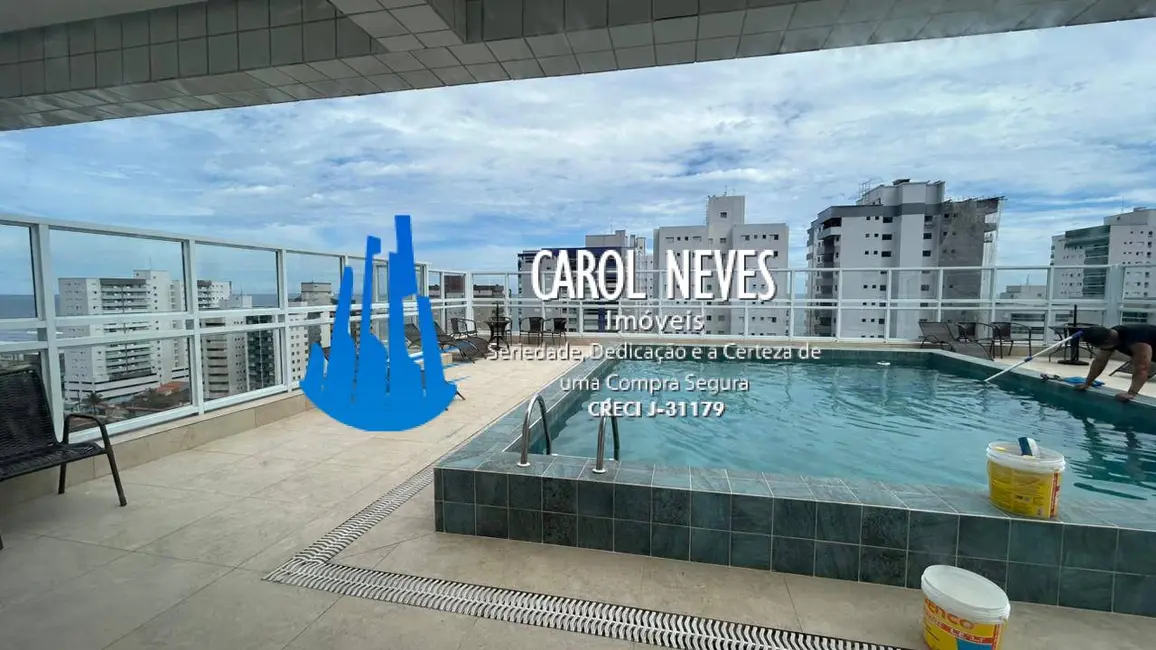 Foto 2 de Apartamento com 1 quarto à venda, 48m2 em Centro, Mongagua - SP