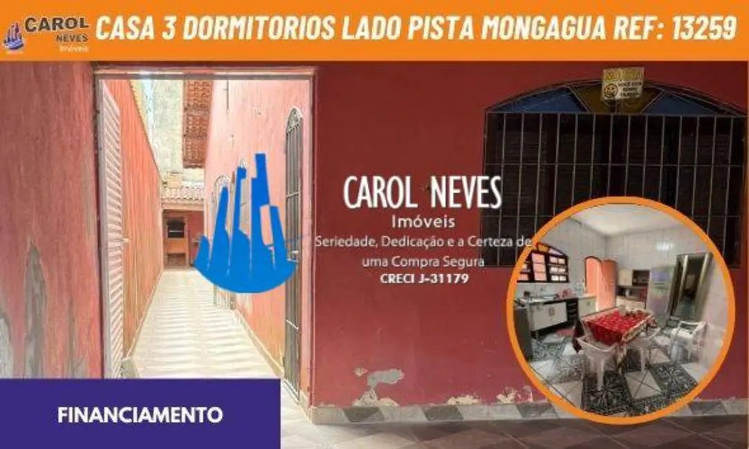 Foto 1 de Casa com 3 quartos à venda, 80m2 em Mongagua - SP