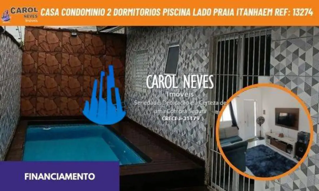 Foto 1 de Casa com 2 quartos à venda, 65m2 em Itanhaem - SP