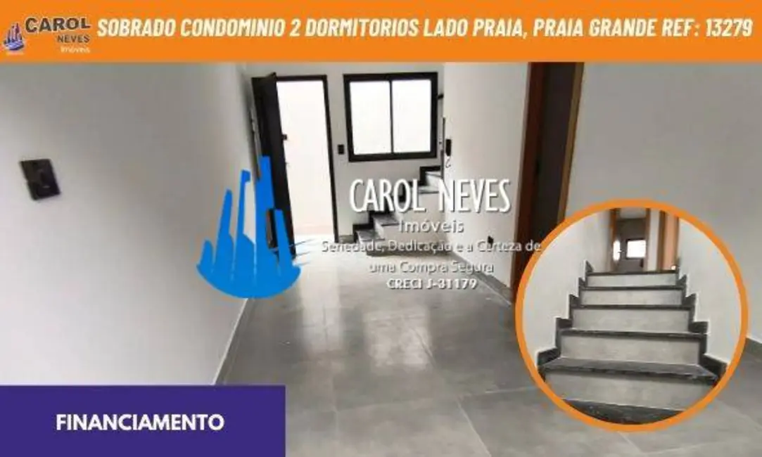 Casa de Condomínio com 2 quartos à venda, 51m2 em Real, Praia Grande - SP - imagem 1 Foto 1 de Casa de Condomínio com 2 quartos à venda, 51m2 em Real, Praia Grande - SP