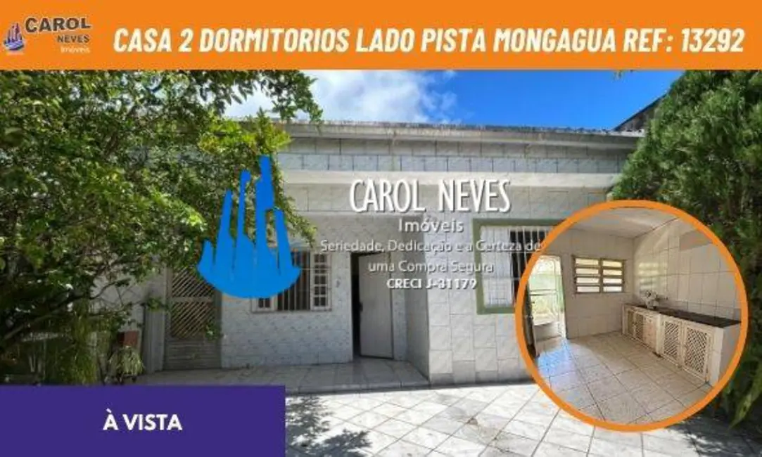 Foto 1 de Casa com 2 quartos à venda, 78m2 em Mongagua - SP