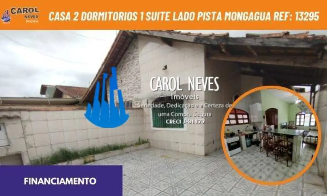 Foto 1 de Casa com 2 quartos à venda, 75m2 em Mongagua - SP