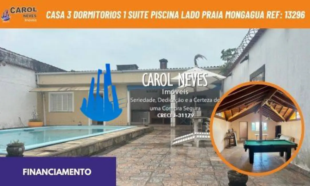 Foto 1 de Casa com 3 quartos à venda, 258m2 em Mongagua - SP