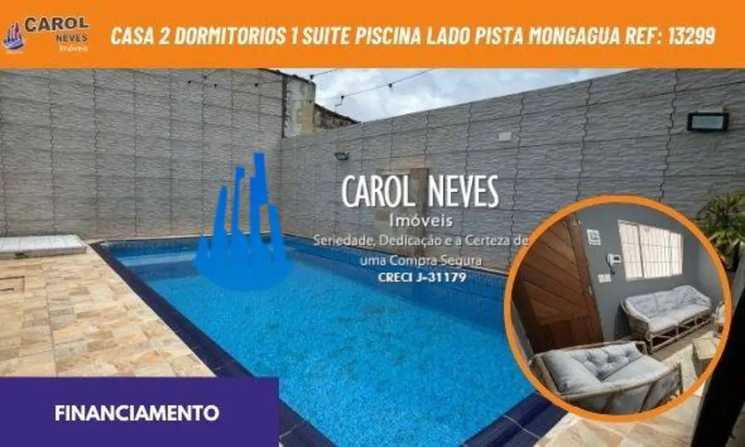 Foto 1 de Casa com 2 quartos à venda, 77m2 em Mongagua - SP