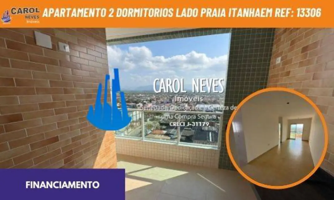 Foto 1 de Apartamento com 2 quartos à venda, 77m2 em Centro, Itanhaem - SP