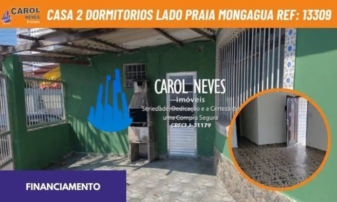 Foto 1 de Casa com 2 quartos à venda em Mongagua - SP