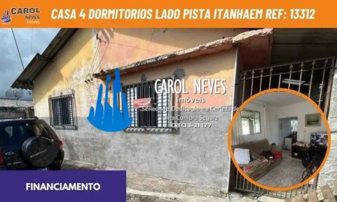 Foto 1 de Casa com 4 quartos à venda, 61m2 em Itanhaem - SP