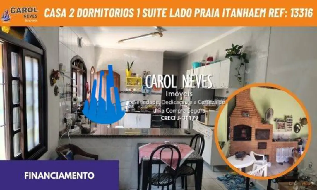 Foto 1 de Casa com 2 quartos à venda, 72m2 em Itanhaem - SP