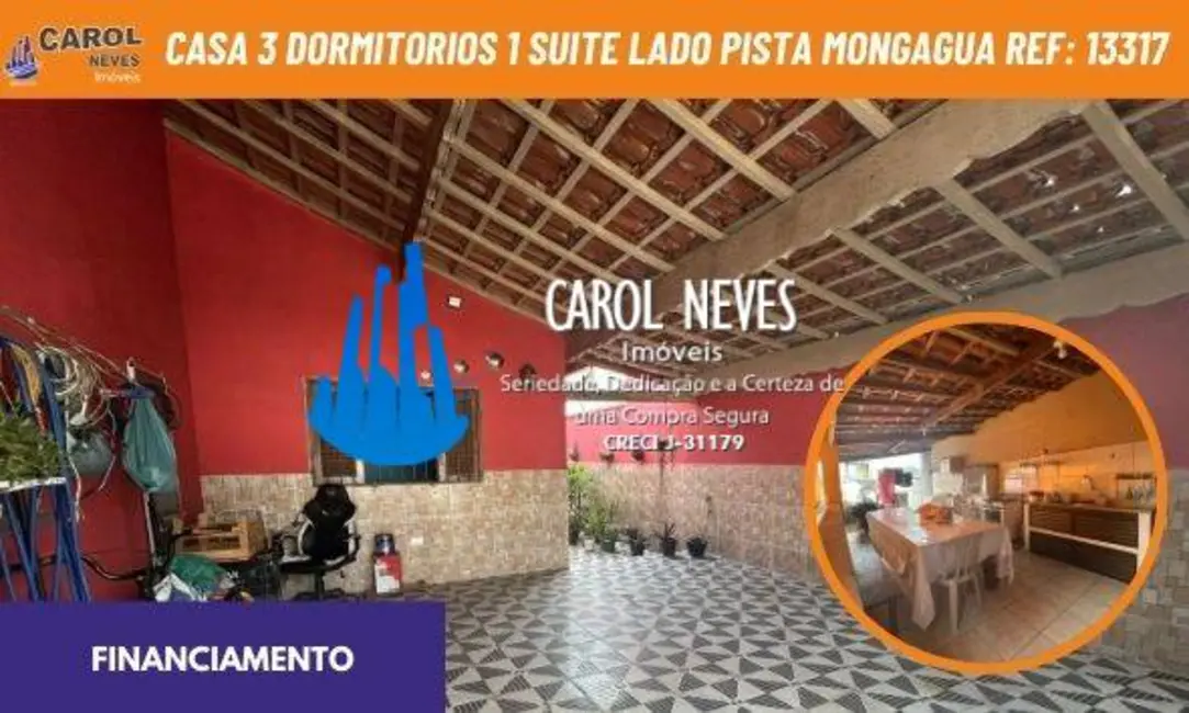 Foto 1 de Casa com 3 quartos à venda, 126m2 em Mongagua - SP