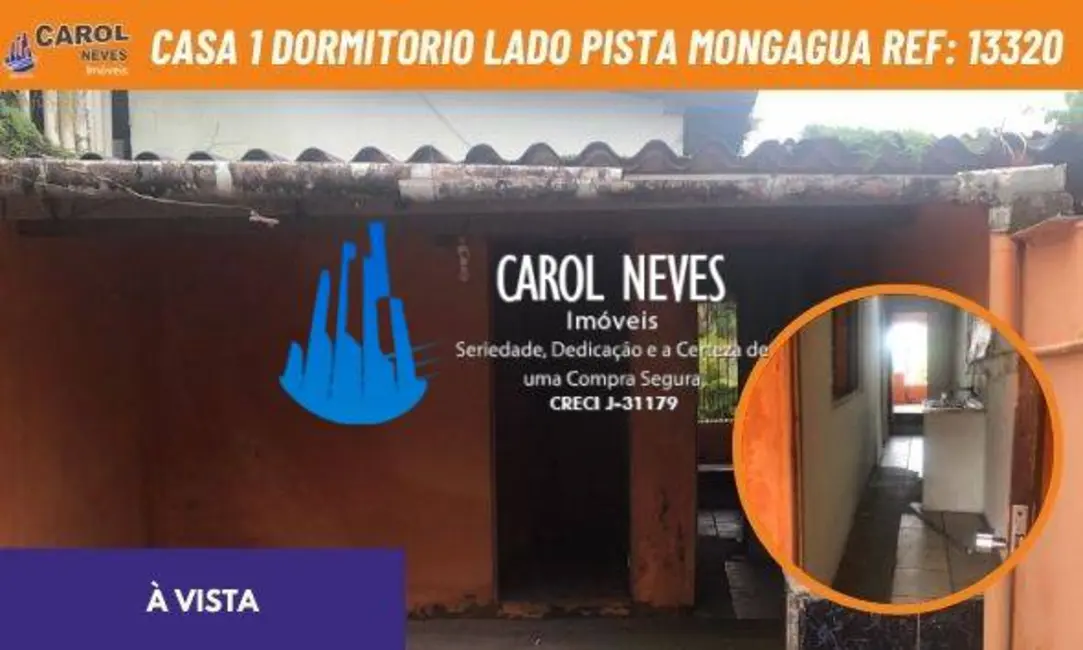 Foto 1 de Casa com 1 quarto à venda em Agenor de Campos, Mongagua - SP