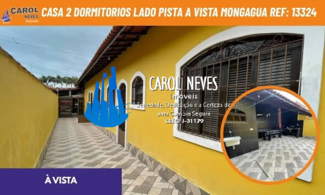 Foto 1 de Casa com 2 quartos à venda, 80m2 em Mongagua - SP