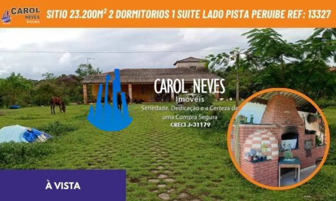 Foto 1 de Sítio / Rancho com 2 quartos à venda, 23200m2 em Peruibe - SP