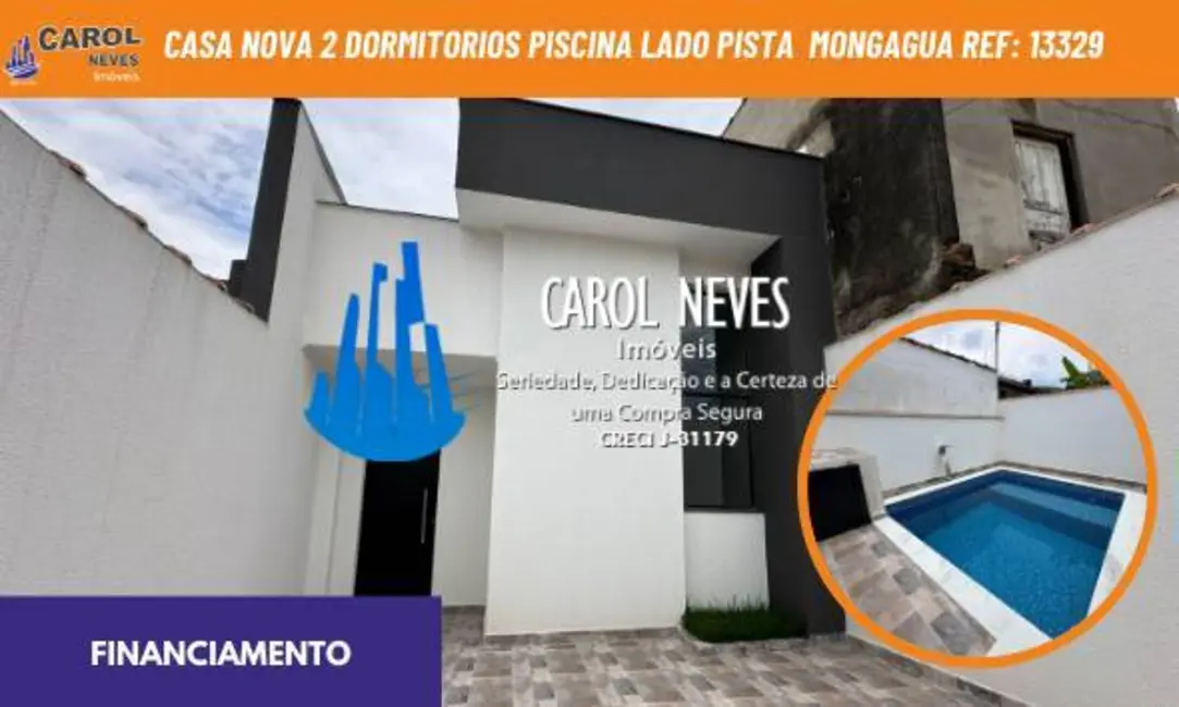 Foto 1 de Casa com 2 quartos à venda, 81m2 em Mongagua - SP