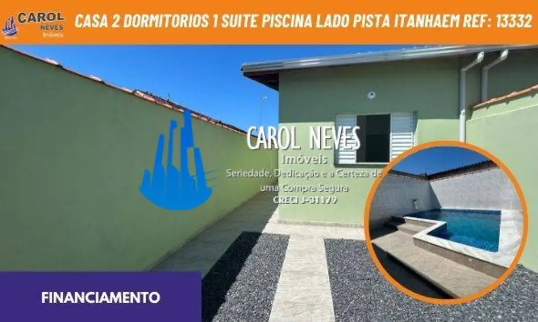 Foto 1 de Casa com 2 quartos à venda, 71m2 em Itanhaem - SP