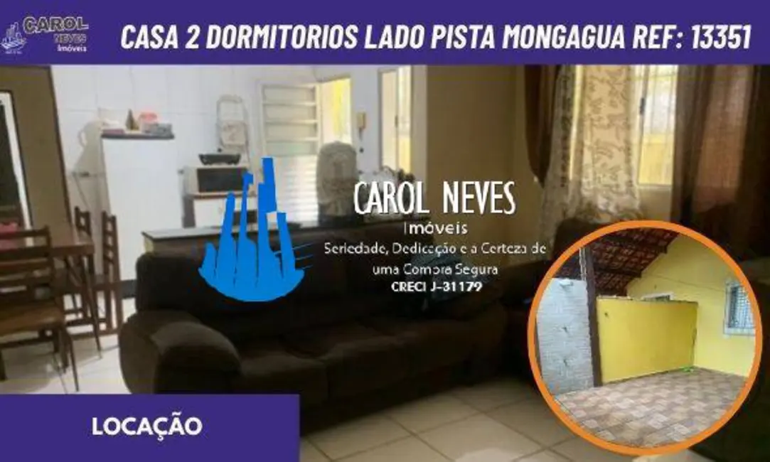 Casa com 2 quartos para alugar, 135m2 em Agenor de Campos, Mongagua - SP - imagem 1 Foto 1 de Casa com 2 quartos para alugar, 135m2 em Agenor de Campos, Mongagua - SP