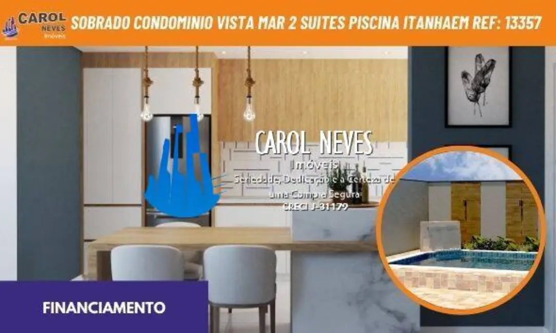 Foto 1 de Casa com 2 quartos à venda, 96m2 em Itanhaem - SP