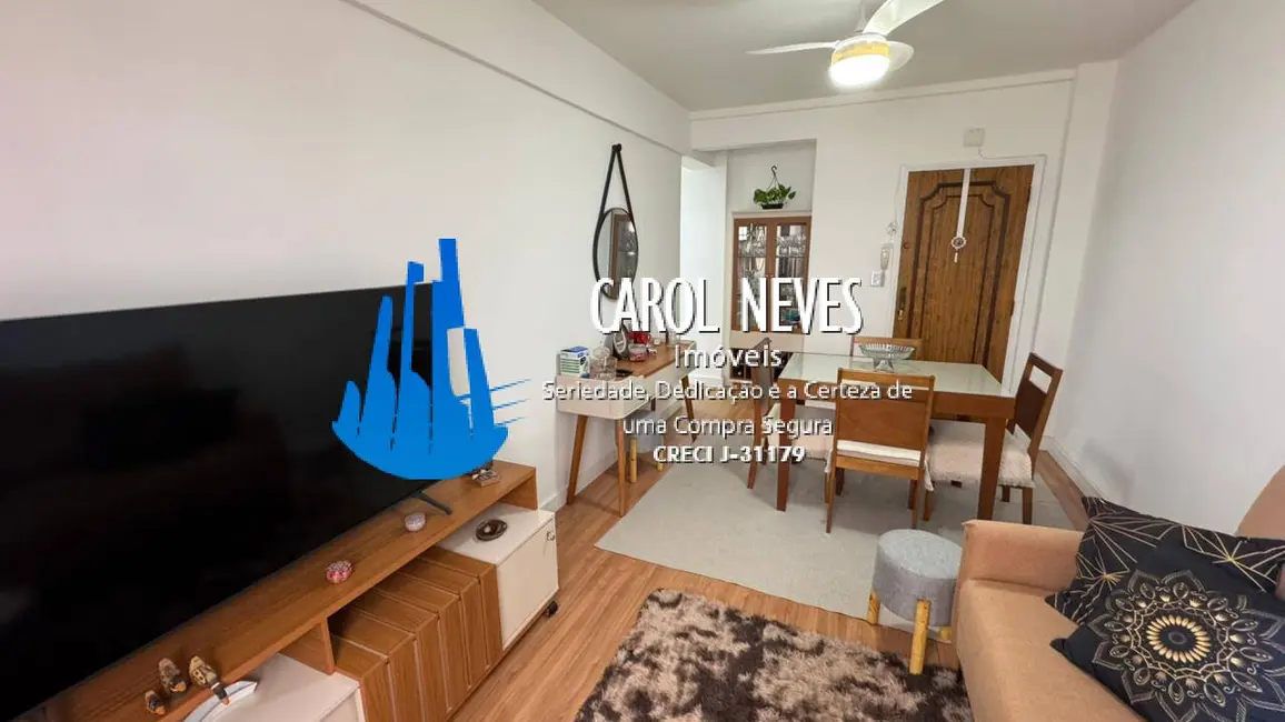 Foto 4 de Apartamento com 1 quarto à venda, 57m2 em Boqueirão, Praia Grande - SP