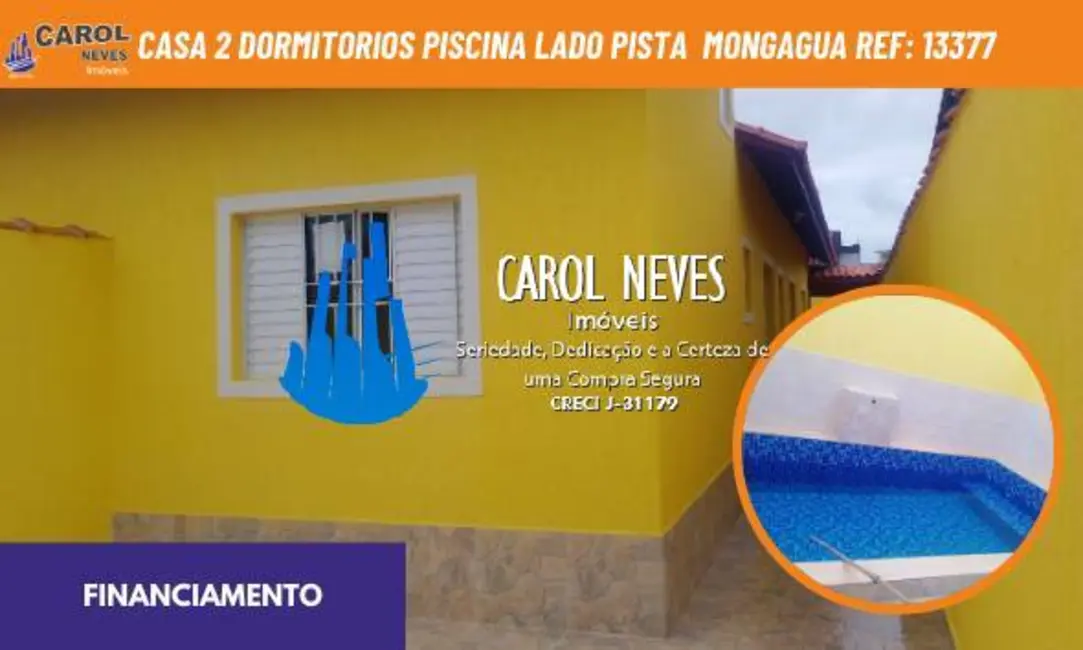 Foto 1 de Casa com 2 quartos à venda, 66m2 em Mongagua - SP