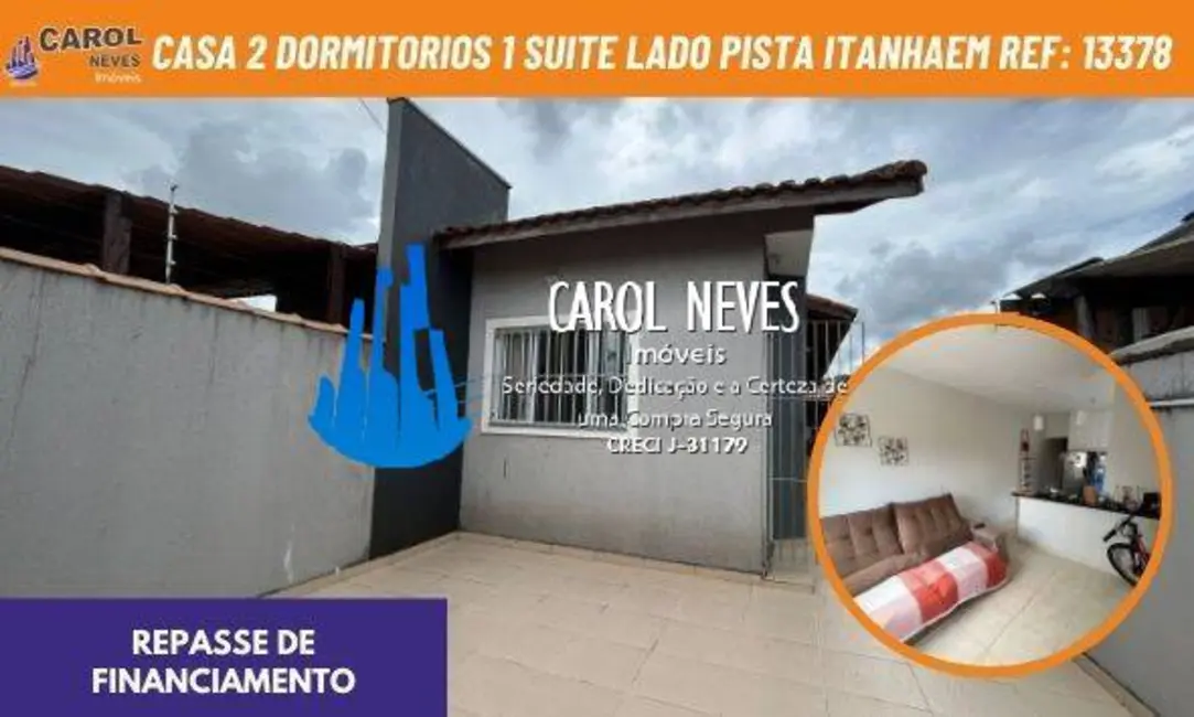 Foto 1 de Casa com 2 quartos à venda, 105m2 em Itanhaem - SP