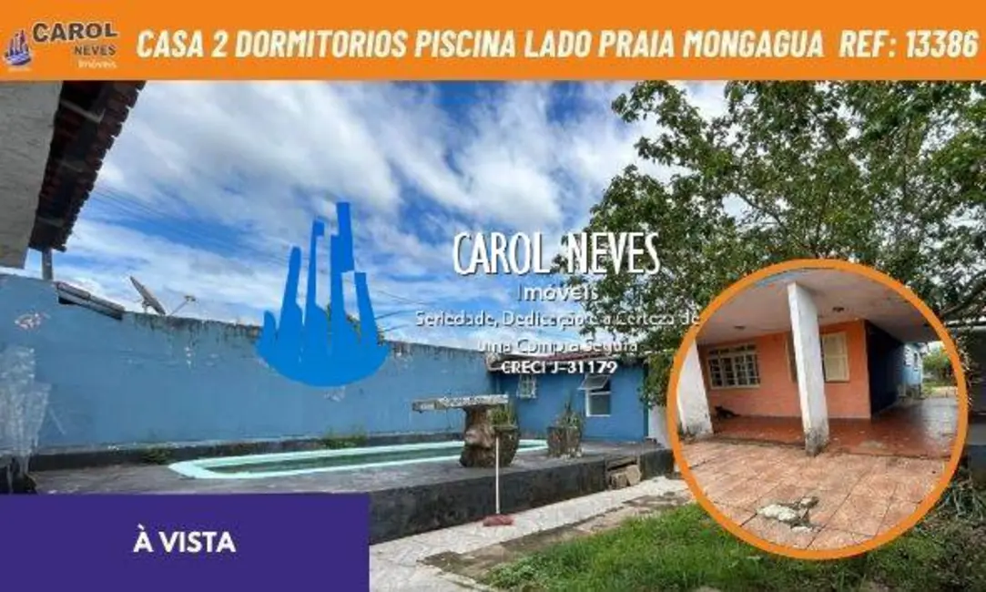 Foto 1 de Casa com 2 quartos à venda, 118m2 em Mongagua - SP
