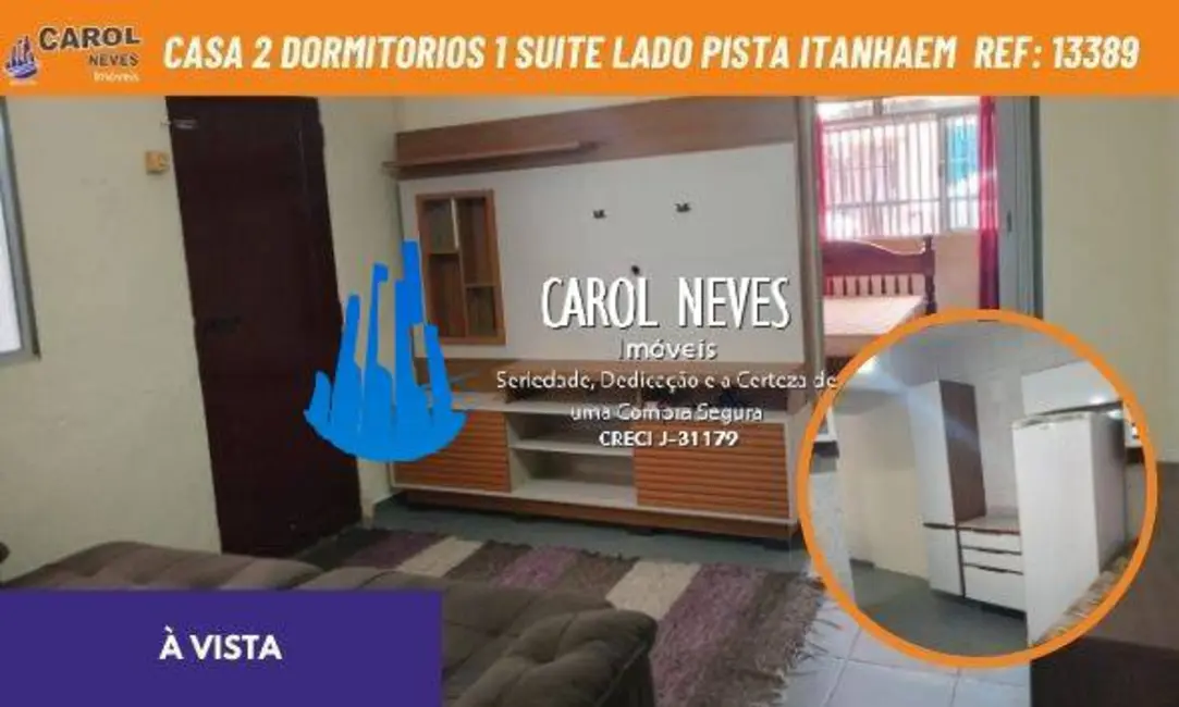 Foto 1 de Casa com 2 quartos à venda, 33m2 em Itanhaem - SP