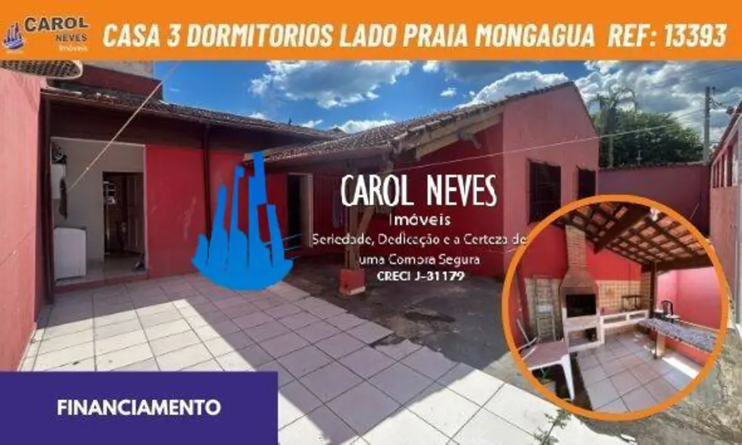 Casa com 3 quartos à venda, 226m2 em Mongagua - SP - imagem 1 Foto 1 de Casa com 3 quartos à venda, 226m2 em Mongagua - SP