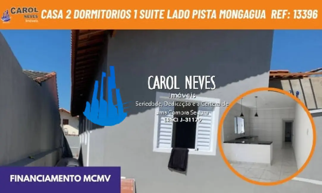 Foto 1 de Casa com 2 quartos à venda, 58m2 em Mongagua - SP