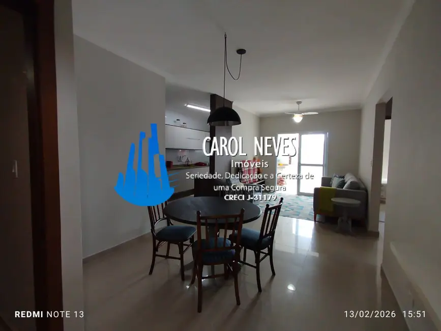 Foto 3 de Apartamento com 3 quartos para alugar, 70m2 em Centro, Mongagua - SP