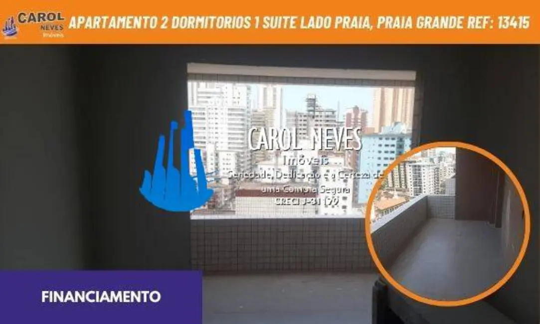 Foto 1 de Apartamento com 2 quartos à venda, 76m2 em Guilhermina, Praia Grande - SP